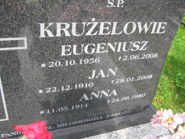 Józef Krużel 1941 Kłodzko - Grobonet - Wyszukiwarka osób pochowanych