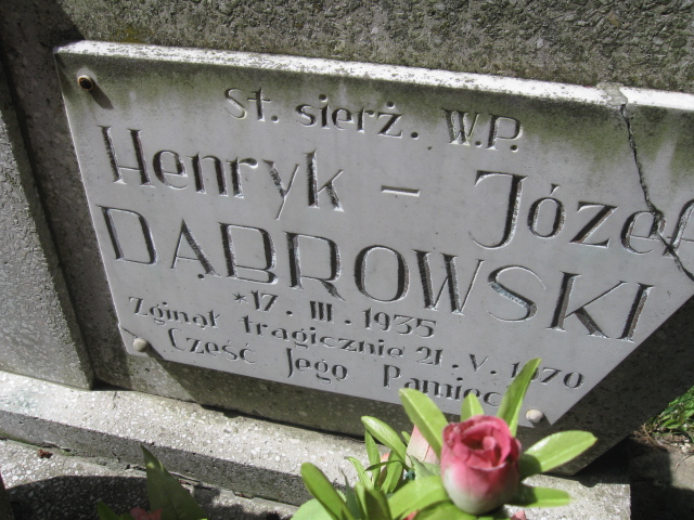 Henryk Józef Dąbrowski 1935 Kłodzko - Grobonet - Wyszukiwarka osób pochowanych