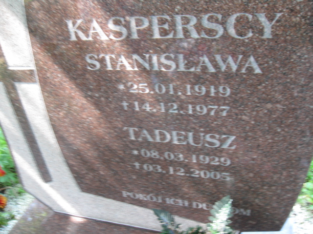 Stanisława Kasperska 1919 Kłodzko - Grobonet - Wyszukiwarka osób pochowanych