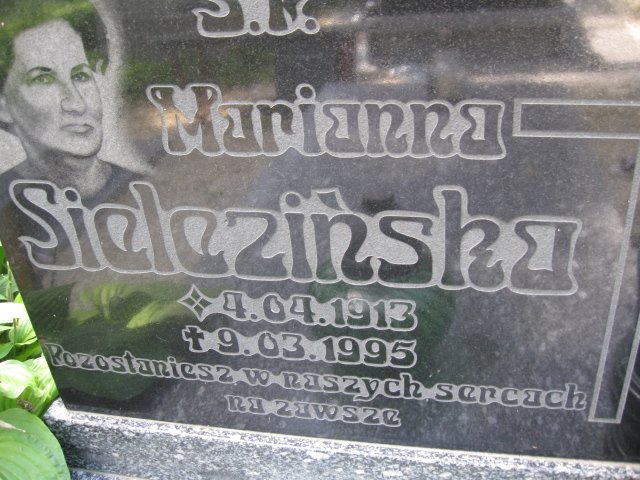 Marianna Sielezińska 1913 Kłodzko - Grobonet - Wyszukiwarka osób pochowanych