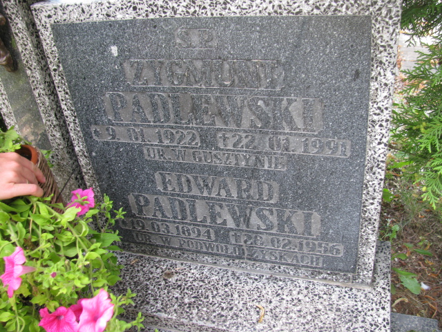 Zygmunt Padlewski 1922 Kłodzko - Grobonet - Wyszukiwarka osób pochowanych