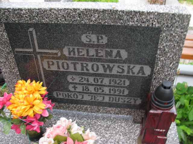 Helena Piotrowska 1921 Kłodzko - Grobonet - Wyszukiwarka osób pochowanych