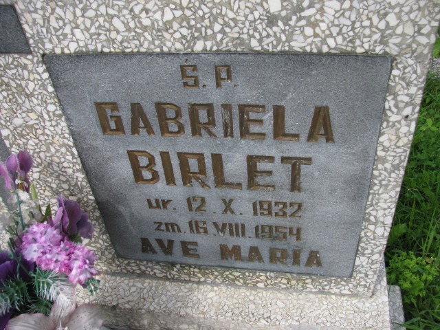Gabriela Birlet 1932 Kłodzko - Grobonet - Wyszukiwarka osób pochowanych