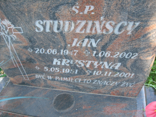 Jan Studziński 1947 Kłodzko - Grobonet - Wyszukiwarka osób pochowanych