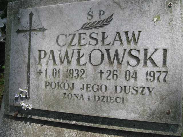 Czesław Pawłowski 1932 Kłodzko - Grobonet - Wyszukiwarka osób pochowanych