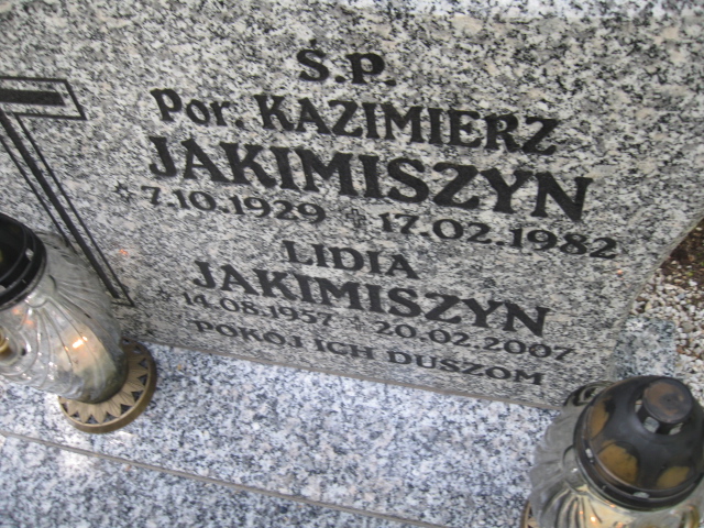 Lidia Jakimiszyn 1957 Kłodzko - Grobonet - Wyszukiwarka osób pochowanych