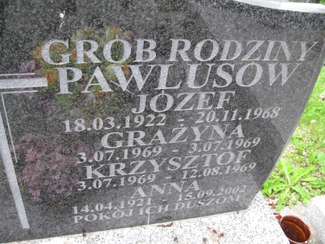 Anna Pawlus 1921 Kłodzko - Grobonet - Wyszukiwarka osób pochowanych