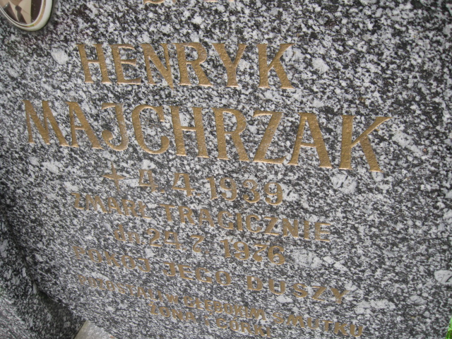 Henryk Majchrzak 1939 Kłodzko - Grobonet - Wyszukiwarka osób pochowanych