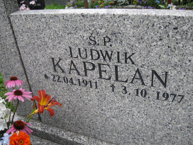 Ludwik Kapelan 1911 Kłodzko - Grobonet - Wyszukiwarka osób pochowanych