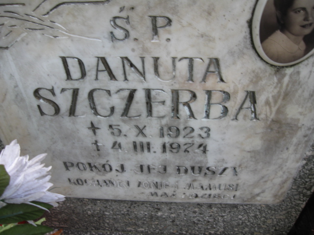 Danuta Szczerba 1923 Kłodzko - Grobonet - Wyszukiwarka osób pochowanych