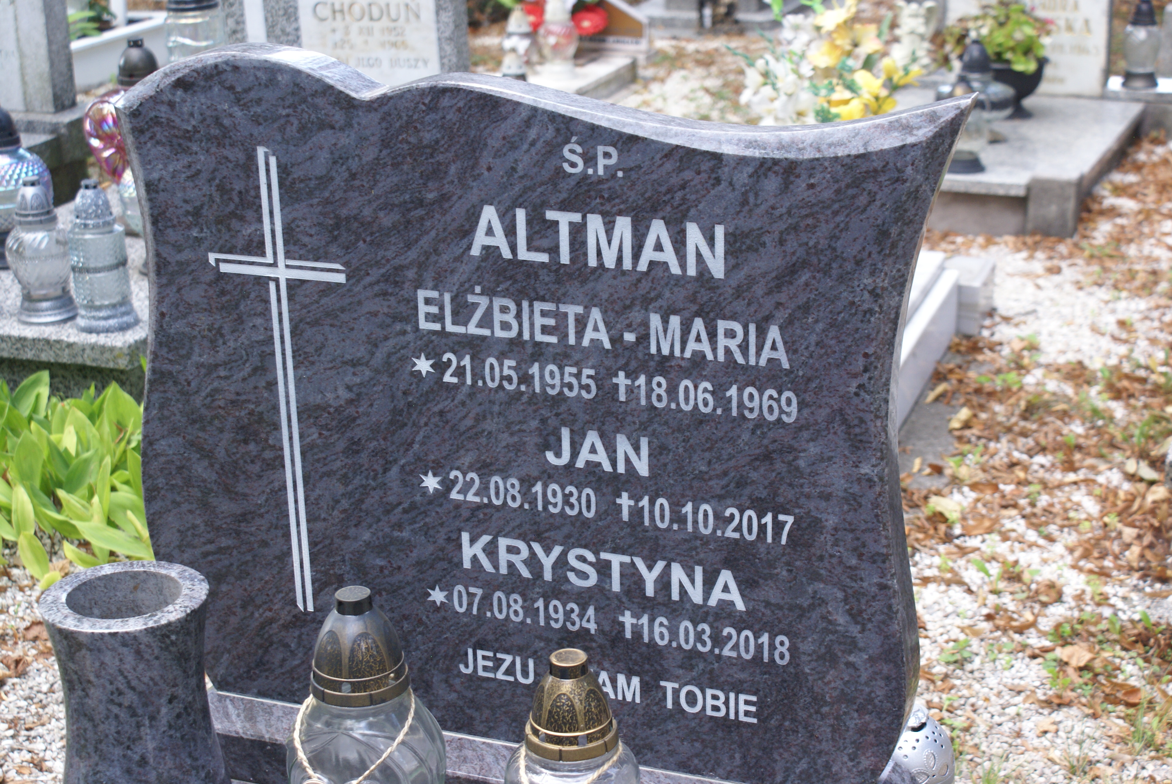 Elżbieta Altman 1955 Kłodzko - Grobonet - Wyszukiwarka osób pochowanych