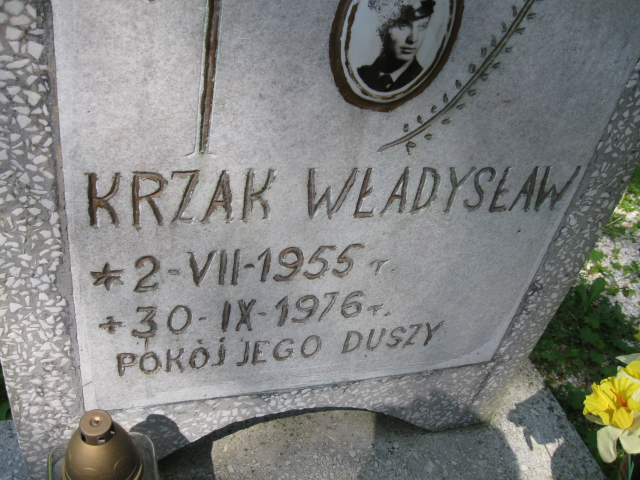 Władysław Krzak 1955 Kłodzko - Grobonet - Wyszukiwarka osób pochowanych
