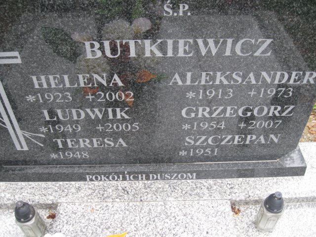 Ludwik Butkiewicz 1949 Kłodzko - Grobonet - Wyszukiwarka osób pochowanych