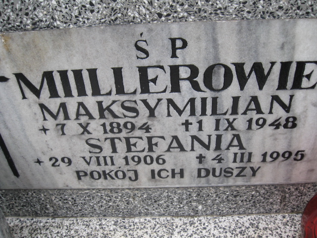 Maksymilian Miller 1894 Kłodzko - Grobonet - Wyszukiwarka osób pochowanych