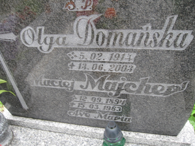 Olga Domańska 1914 Kłodzko - Grobonet - Wyszukiwarka osób pochowanych