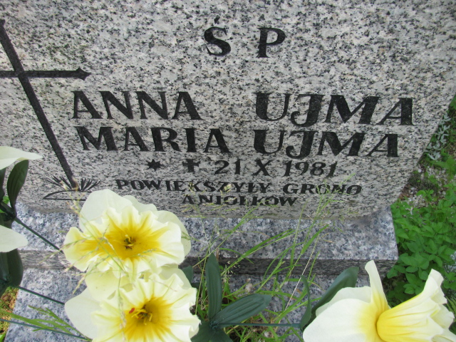 Maria Ujma 1981 Kłodzko - Grobonet - Wyszukiwarka osób pochowanych