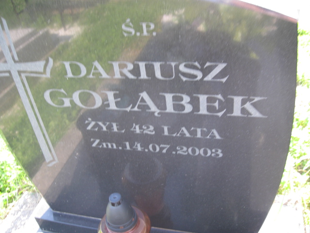 Dariusz Gołąbek 1961 Kłodzko - Grobonet - Wyszukiwarka osób pochowanych