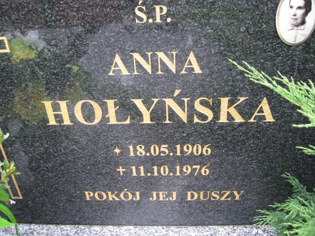 Anna Hołyńska 1906 Kłodzko - Grobonet - Wyszukiwarka osób pochowanych