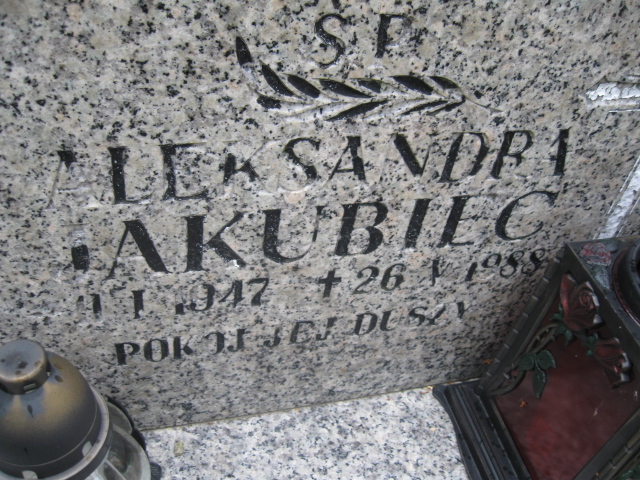 Tomasz Jakubiec 1967 Kłodzko - Grobonet - Wyszukiwarka osób pochowanych