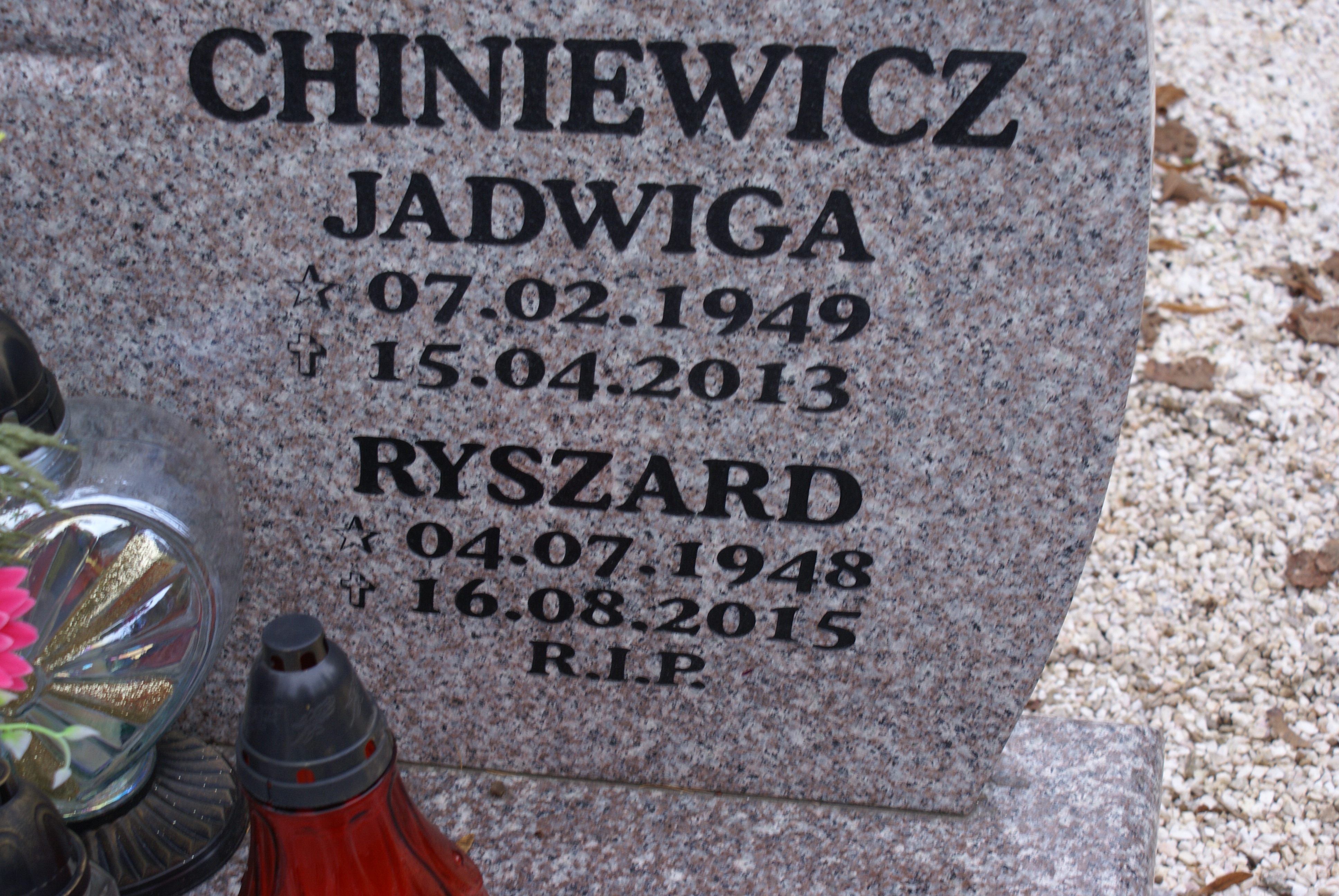 Ryszard Chiniewicz 1948 Kłodzko - Grobonet - Wyszukiwarka osób pochowanych