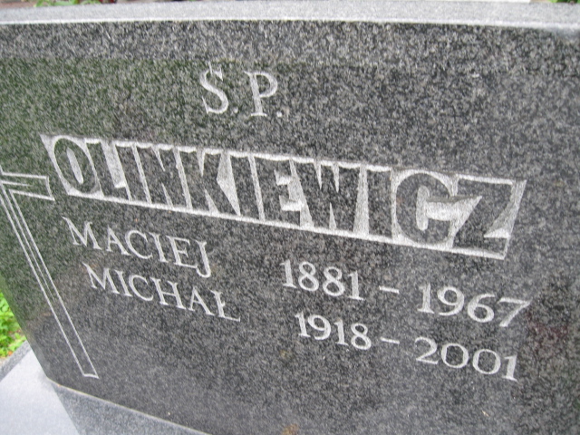 Leonarda Olinkiewicz 1926 Kłodzko - Grobonet - Wyszukiwarka osób pochowanych