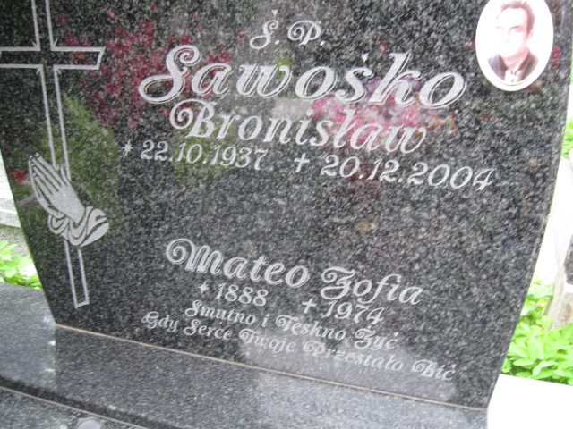 Zofia Mateo 1888 Kłodzko - Grobonet - Wyszukiwarka osób pochowanych