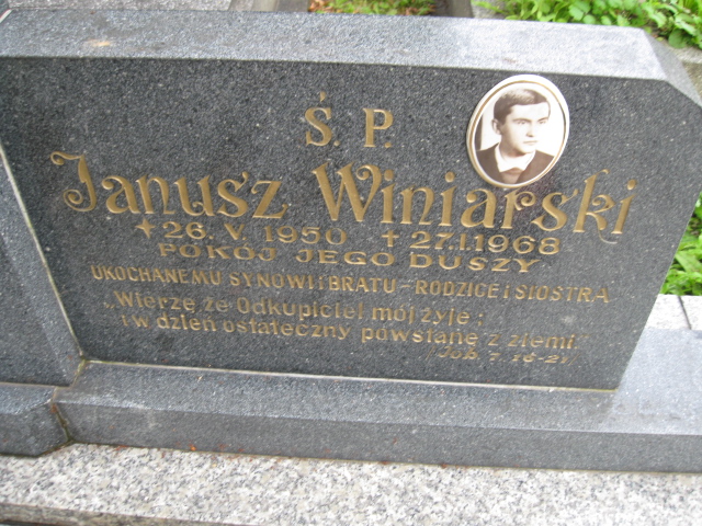 Michał Winiarski 1916 Kłodzko - Grobonet - Wyszukiwarka osób pochowanych