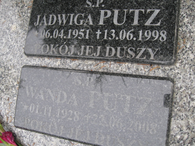 Wanda Putz 1928 Kłodzko - Grobonet - Wyszukiwarka osób pochowanych