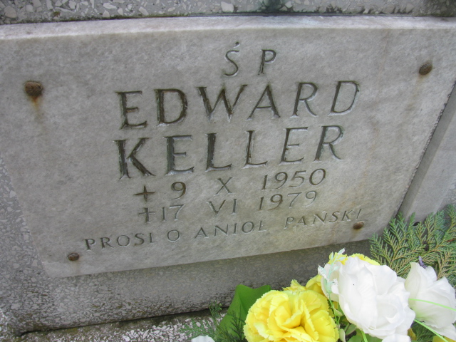 Edward Keller 1950 Kłodzko - Grobonet - Wyszukiwarka osób pochowanych