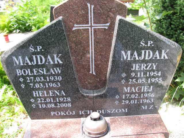 Maciej Majdak 1956 Kłodzko - Grobonet - Wyszukiwarka osób pochowanych