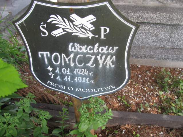 Eugeniusz Tomczyk 1958 Kłodzko - Grobonet - Wyszukiwarka osób pochowanych