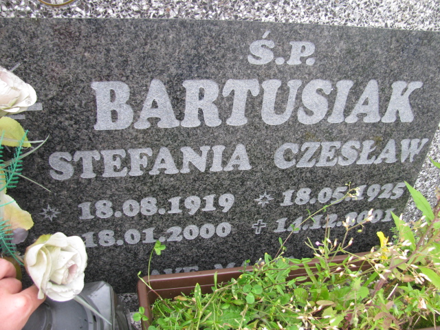 Czesław Bartusiak 1925 Kłodzko - Grobonet - Wyszukiwarka osób pochowanych