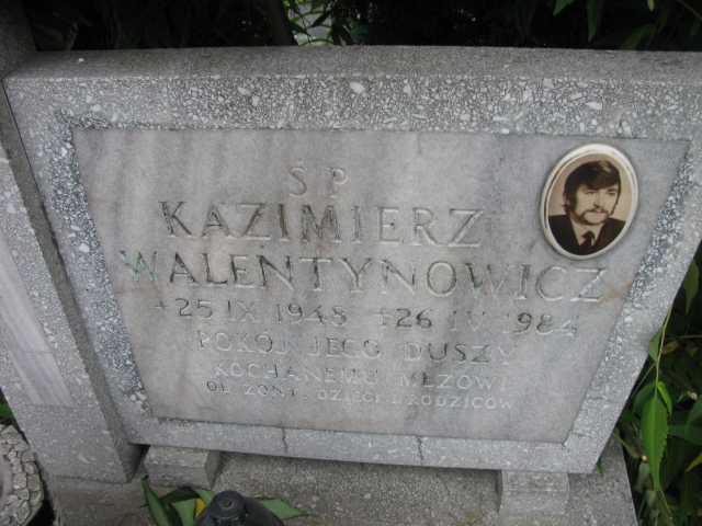 Kazimierz Walentynowicz 1948 Kłodzko - Grobonet - Wyszukiwarka osób pochowanych