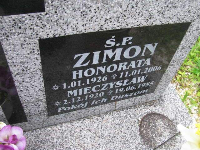 Mieczysław Zimon 1920 Kłodzko - Grobonet - Wyszukiwarka osób pochowanych