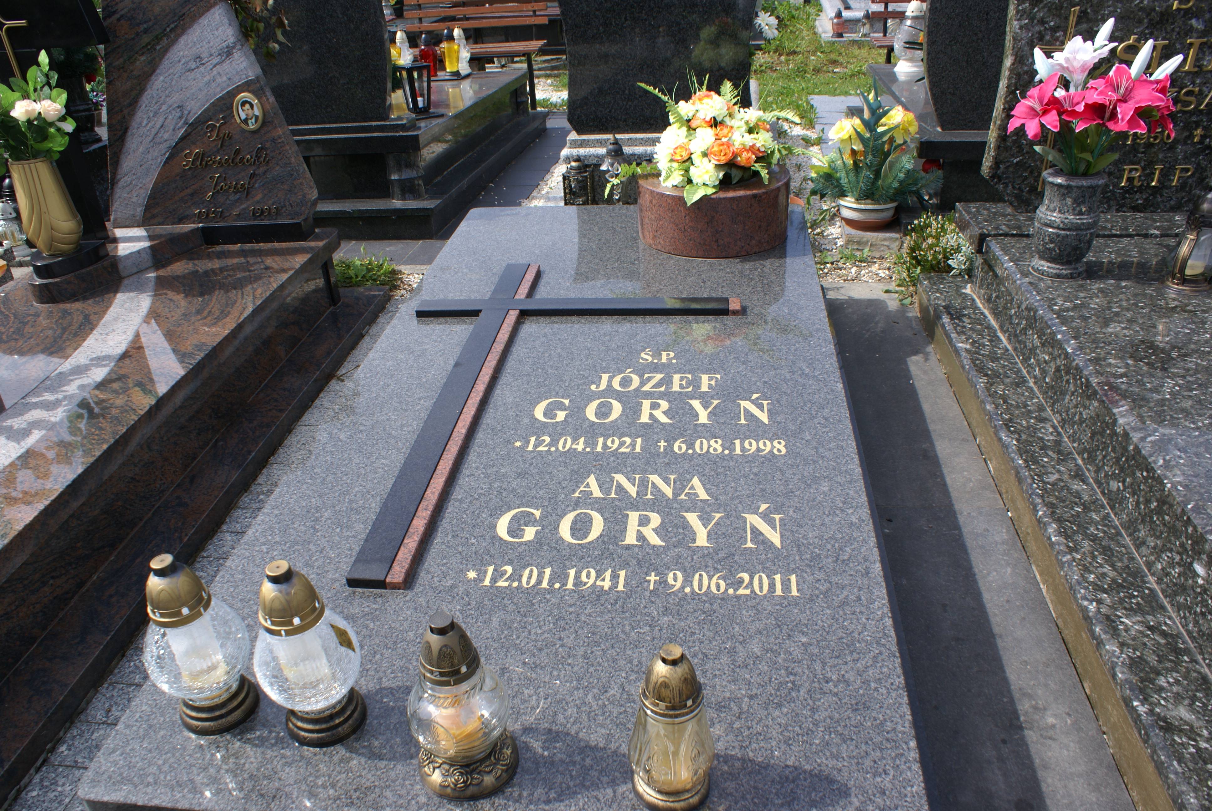 Anna Goryń 1941 Kłodzko - Grobonet - Wyszukiwarka osób pochowanych
