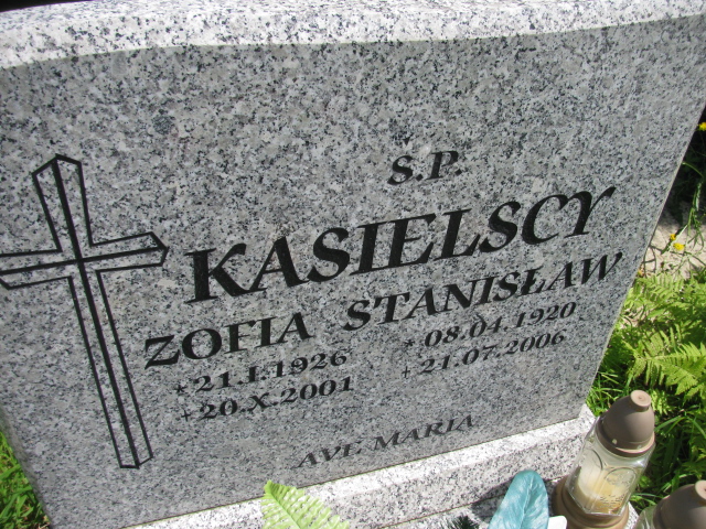 Stanisław Kasielski 1920 Kłodzko - Grobonet - Wyszukiwarka osób pochowanych