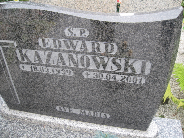 Robert Kazanowski 1964 Kłodzko - Grobonet - Wyszukiwarka osób pochowanych