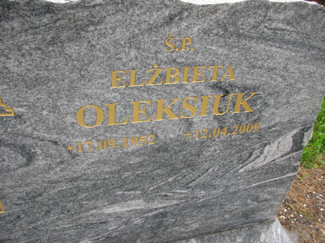 Tadeusz Oleksiuk 1948 Kłodzko - Grobonet - Wyszukiwarka osób pochowanych