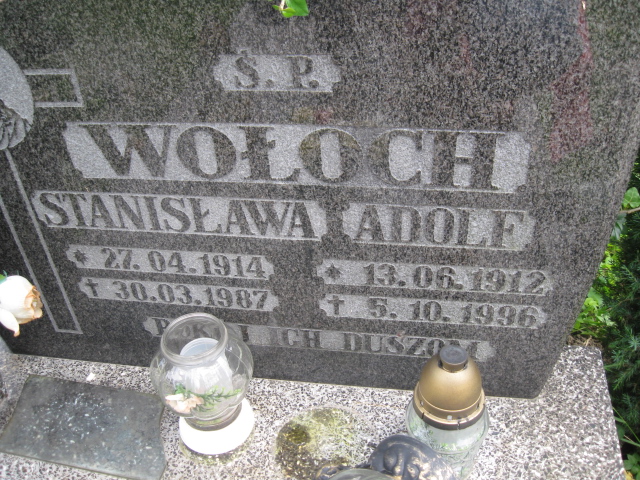 Adolf Wołoch 1912 Kłodzko - Grobonet - Wyszukiwarka osób pochowanych