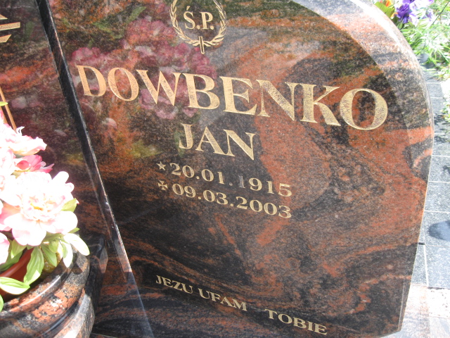 Józefa Dowbenko 1939 Kłodzko - Grobonet - Wyszukiwarka osób pochowanych