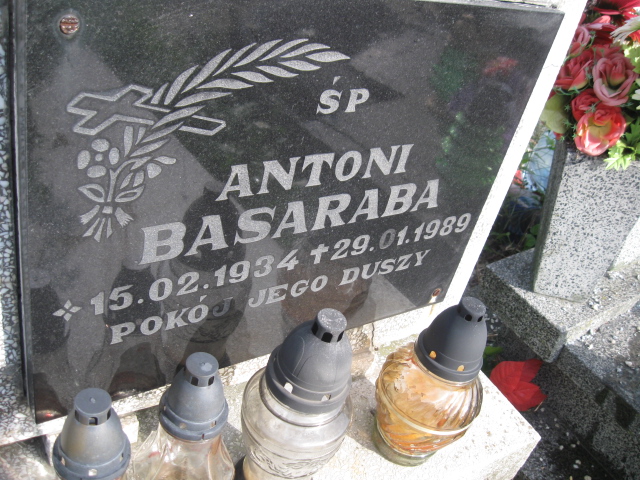 Antoni Basaraba 1934 Kłodzko - Grobonet - Wyszukiwarka osób pochowanych