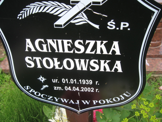 Agnieszka Stołowska 1939 Kłodzko - Grobonet - Wyszukiwarka osób pochowanych
