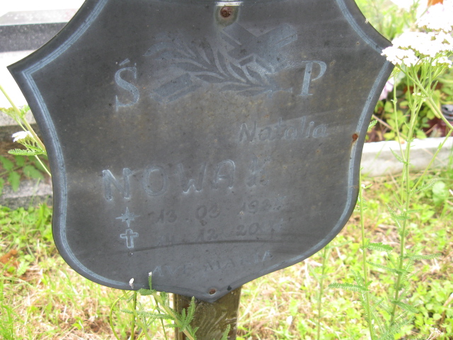 Natalia Nowak 1925 Kłodzko - Grobonet - Wyszukiwarka osób pochowanych