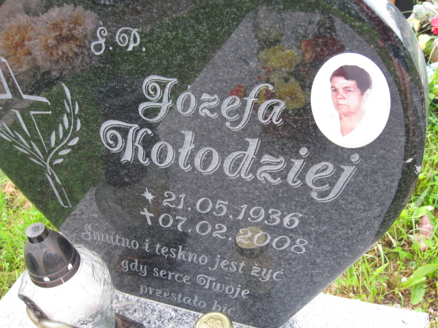 Józefa Kołodziej 1936 Kłodzko - Grobonet - Wyszukiwarka osób pochowanych
