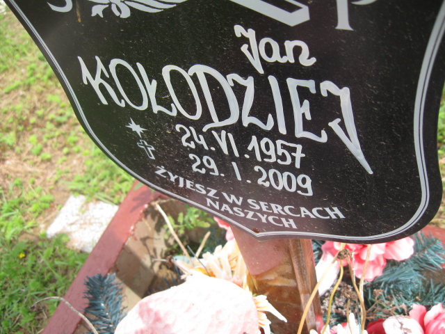Jan Kołodziej 1957 Kłodzko - Grobonet - Wyszukiwarka osób pochowanych