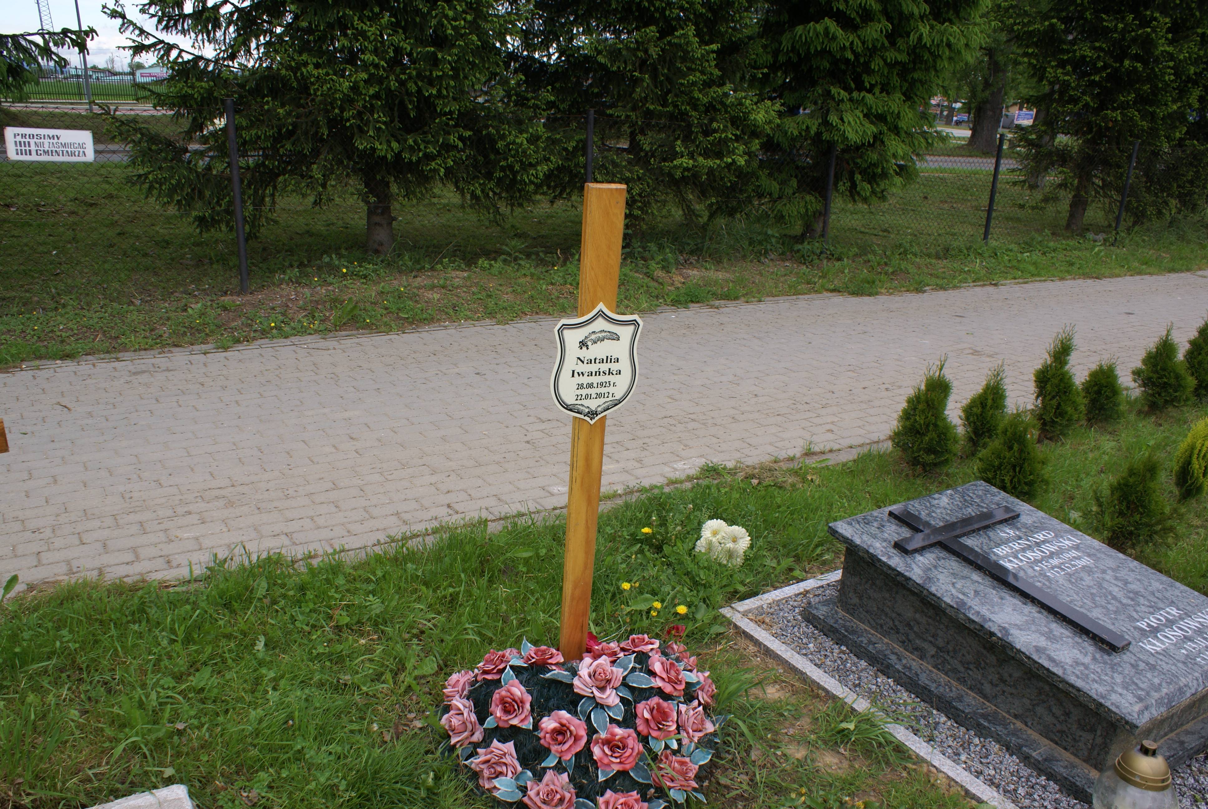 Natalia Iwańska 1923 Kłodzko - Grobonet - Wyszukiwarka osób pochowanych