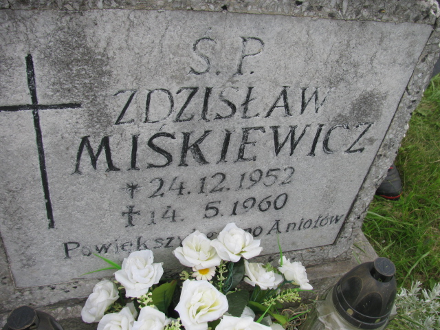 Zdzisław Miśkiewicz 1952 Kłodzko - Grobonet - Wyszukiwarka osób pochowanych