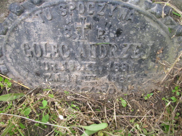 Andrzej Golec 1881 Kłodzko - Grobonet - Wyszukiwarka osób pochowanych
