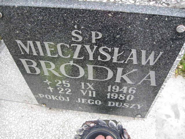 Mieczysław Bródka 1946 Kłodzko - Grobonet - Wyszukiwarka osób pochowanych