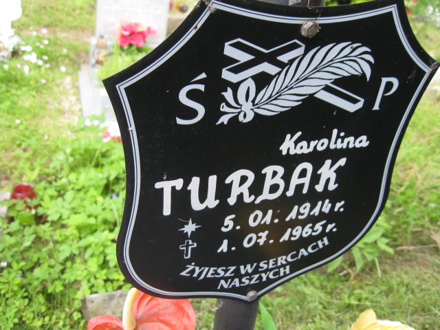 Karolina Turbak 1914 Kłodzko - Grobonet - Wyszukiwarka osób pochowanych